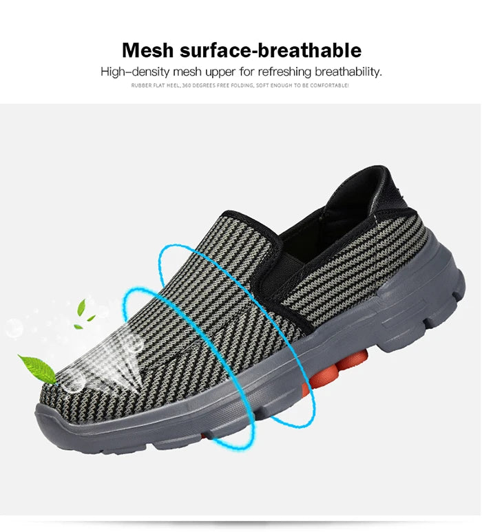 Casual Shoes Men Comfortable Men's Casual Shoes Lazy Slip on Loafers Non-slip Walking Flats Large Size 37-45 Zapatos De Hombre