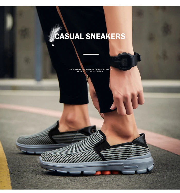Casual Shoes Men Comfortable Men's Casual Shoes Lazy Slip on Loafers Non-slip Walking Flats Large Size 37-45 Zapatos De Hombre
