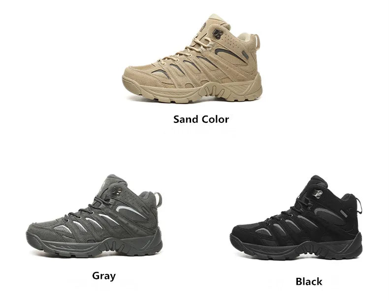 Fashion Men's Boots Winter Short Boots Outdoor Men Hiking Boots Autumn Sneakers Light Non-slip Men Desert Boots Ankle Boots
