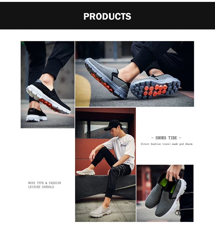 Casual Shoes Men Comfortable Men's Casual Shoes Lazy Slip on Loafers Non-slip Walking Flats Large Size 37-45 Zapatos De Hombre