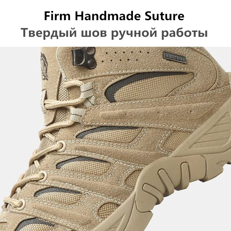 Fashion Men's Boots Winter Short Boots Outdoor Men Hiking Boots Autumn Sneakers Light Non-slip Men Desert Boots Ankle Boots