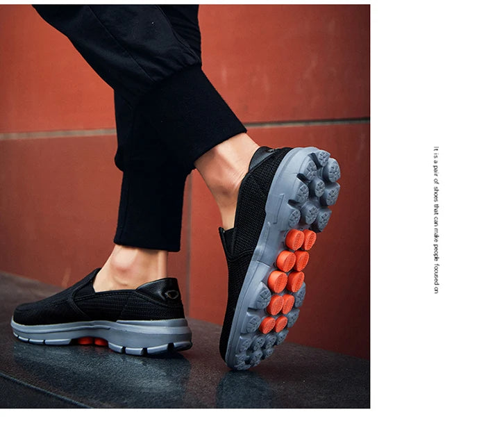 Casual Shoes Men Comfortable Men's Casual Shoes Lazy Slip on Loafers Non-slip Walking Flats Large Size 37-45 Zapatos De Hombre