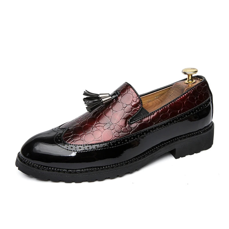 Best Selling Products 2025 Wholesale Tassel Soft Business Dress Shoes Men Leather Shoes Office Casual Dress Shoes & Oxfords