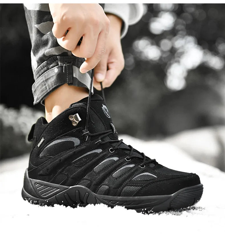 Fashion Men's Boots Winter Short Boots Outdoor Men Hiking Boots Autumn Sneakers Light Non-slip Men Desert Boots Ankle Boots