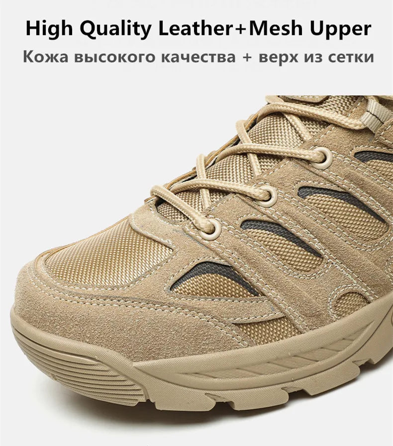 Fashion Men's Boots Winter Short Boots Outdoor Men Hiking Boots Autumn Sneakers Light Non-slip Men Desert Boots Ankle Boots