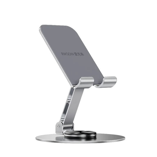 2025 Metal Smartphone Stand Alloy Rotate Phone Holder 360 Swivel Desk Mobile Phone Stand Holder for Office Table