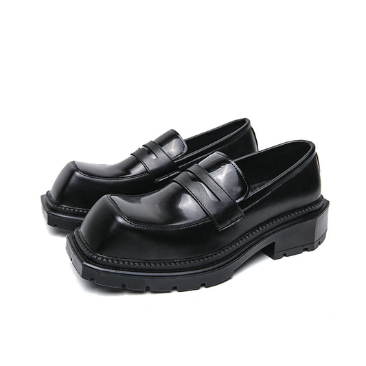 Hot Sale Men Leather Dress Shoes Slip-on Formal Wedding Party Business Office Loafers Breathable Low-top Trendy Shoes Wholesale