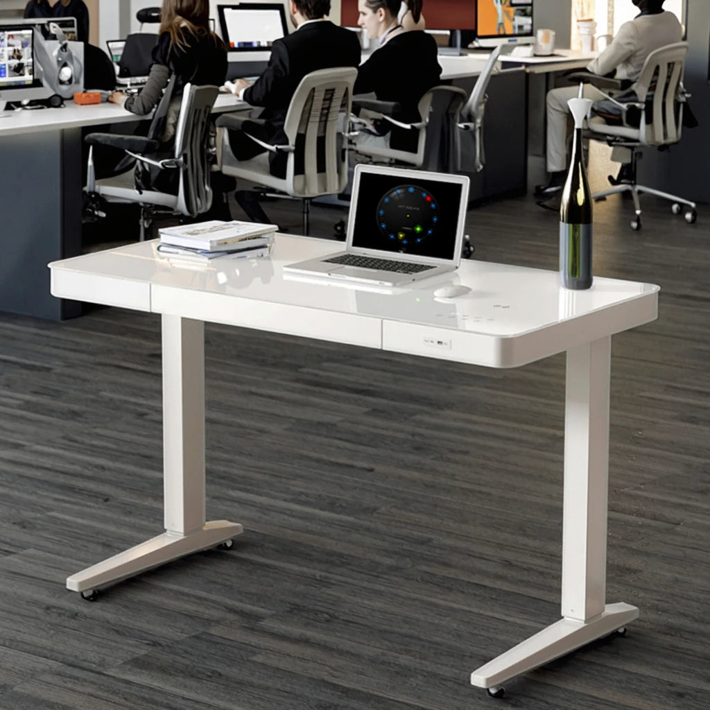 Factory in Stock Smart Electric Standing Desk Easy Assembly Modern Design Height Adjustable Office Table with 2-Year Warranty