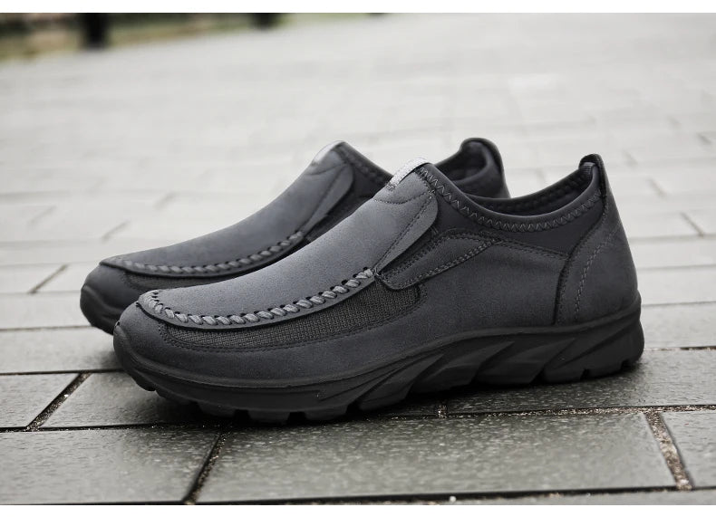 Men Casual Shoes Breathable Loafers Sneakers 2023 New Fashion Comfortable Flat Handmade Retro Leisure Loafers Shoes Men Shoes