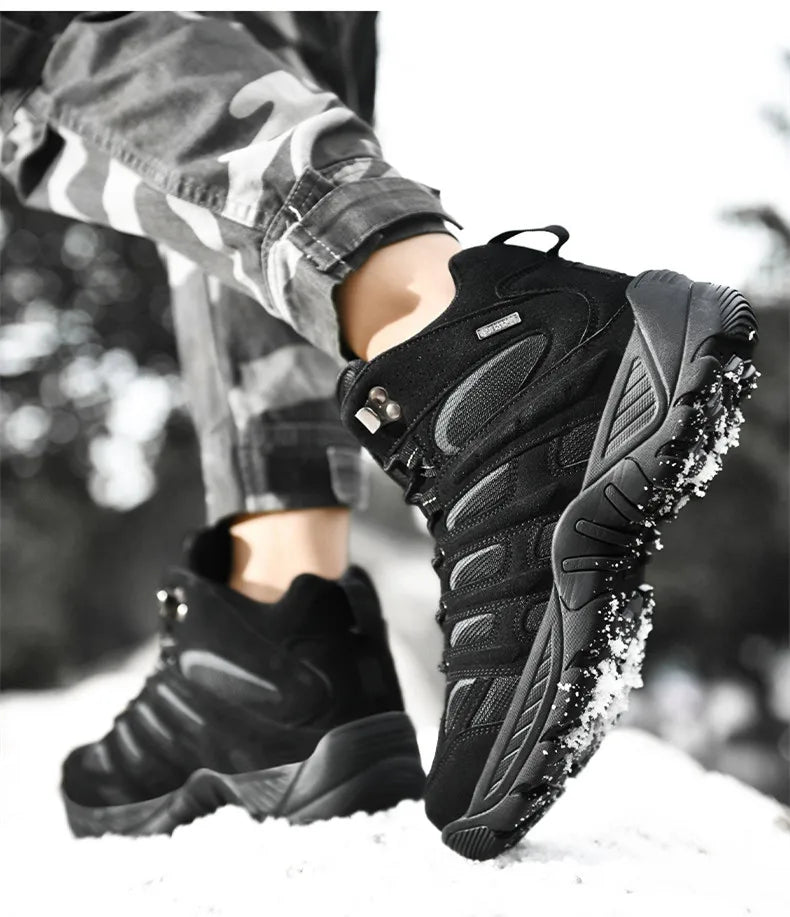 Fashion Men's Boots Winter Short Boots Outdoor Men Hiking Boots Autumn Sneakers Light Non-slip Men Desert Boots Ankle Boots