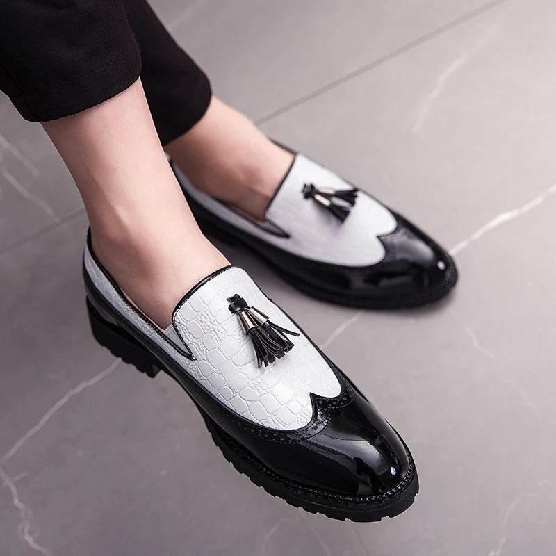 Best Selling Products 2025 Wholesale Tassel Soft Business Dress Shoes Men Leather Shoes Office Casual Dress Shoes & Oxfords