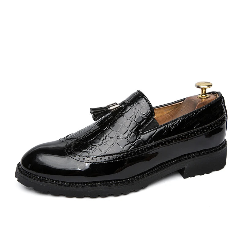 Best Selling Products 2025 Wholesale Tassel Soft Business Dress Shoes Men Leather Shoes Office Casual Dress Shoes & Oxfords
