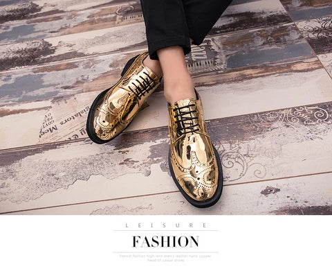 Custom Logo Hot Sale Men's Big Size Plus Size 48 Business Formal Fashion Dress Shoes Men Leather Shoes Casual