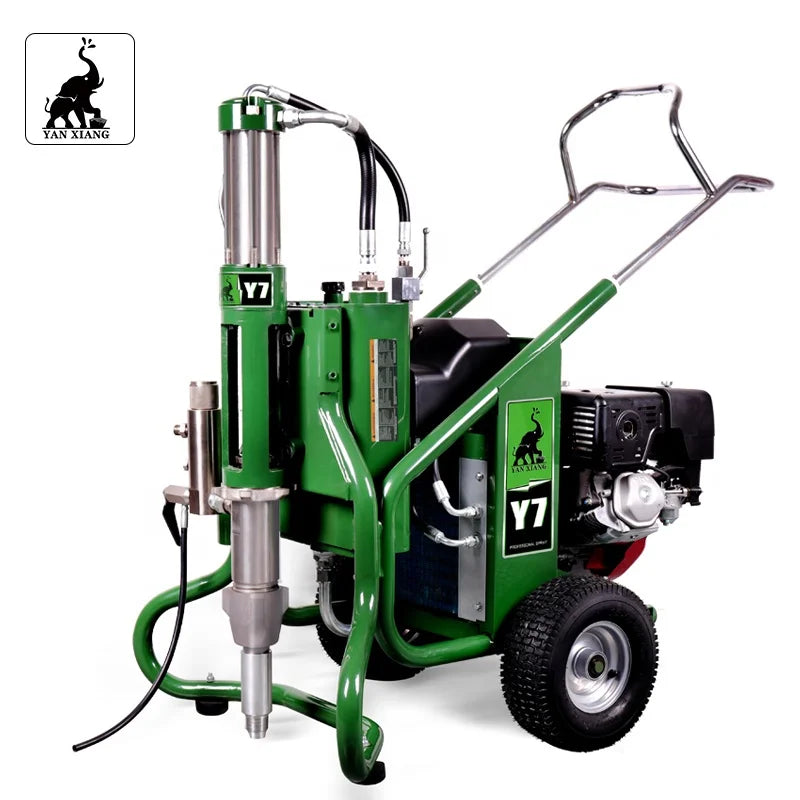 Y7 Factory Direct Hydraulic Airless Piston Pump Sprayer / Electric Hydraulic Airless Spray Machine for Paint and Putty