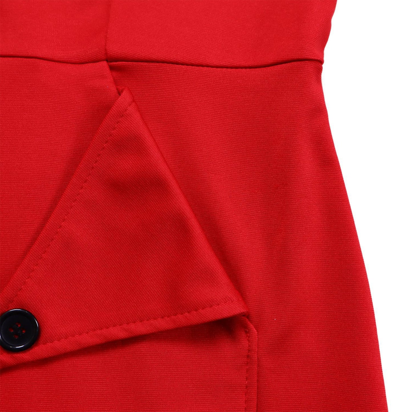 D515 Cross-border Women's Clothing Amazon Fashion Temperament OL Tongle Pencil Short-sleeved Half-high Neck Hip Foreign Trade dress