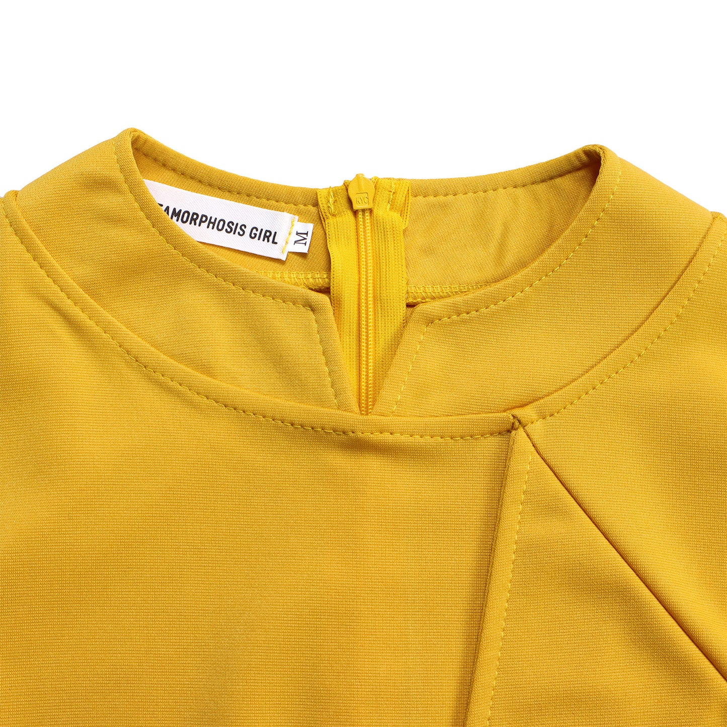 D515 Cross-border Women's Clothing Amazon Fashion Temperament OL Tongle Pencil Short-sleeved Half-high Neck Hip Foreign Trade dress