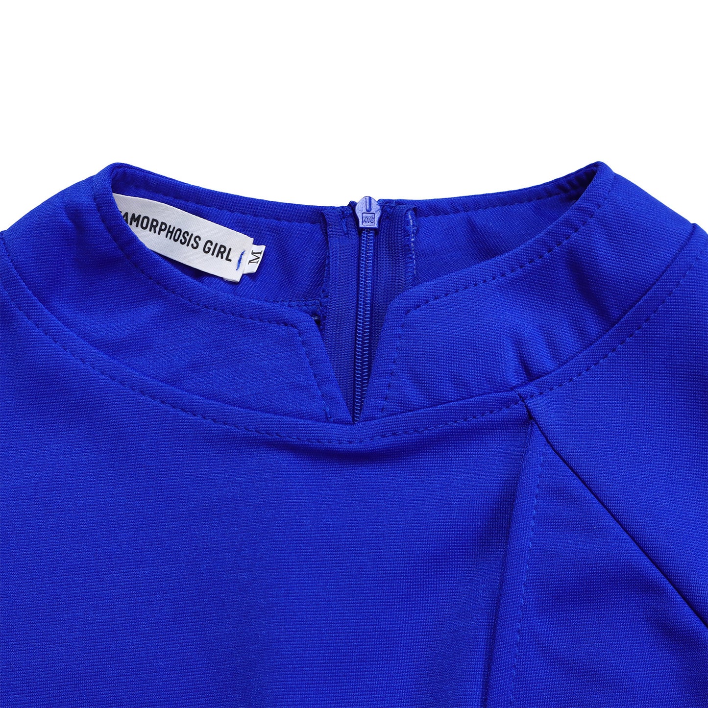 D515 Cross-border Women's Clothing Amazon Fashion Temperament OL Tongle Pencil Short-sleeved Half-high Neck Hip Foreign Trade dress
