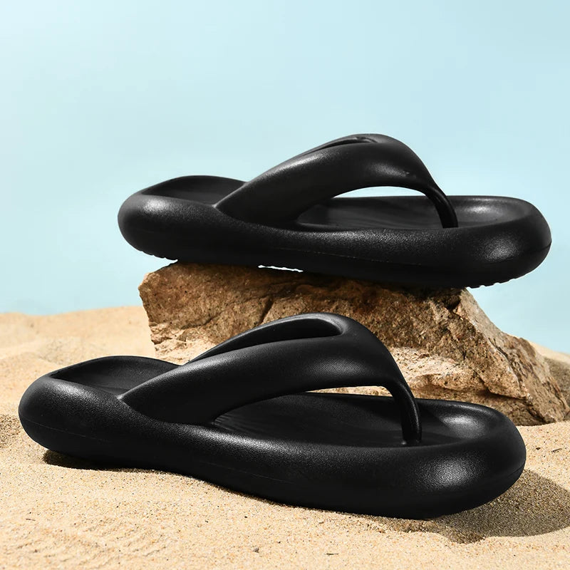 Men's Shoes Flip-Flops Men's Slippers Summer Indoor Sandals Soft Sole Outdoor Sports Leisure Beach Shoes Sandals