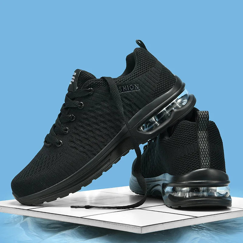 Men Running Shoes Lace Up Sneakers Fashion Lightweight Male Casual Shoes Mesh Walking Tennis Shoe Outdoor Men Shoes Plus Size 47