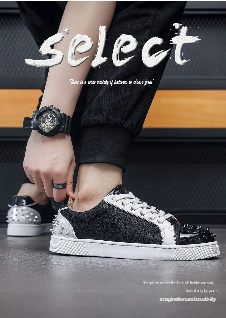 Fashion Men's Casual Shoes Leather Board Shoes for Men High Quality Classic Comfortable Breathable Male Leisure Shoes 2024 New