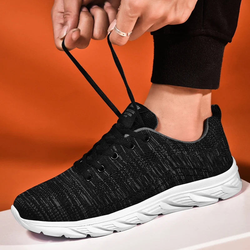 new men's spring and autumn large size breathable casual sports shoes designer flat comfortable lightweight men's shoes