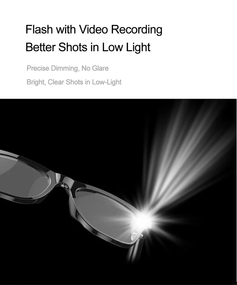 Xiaomi 6K HD AI Smart Glasses Photochromic Multifunction Bluetooth Calling Voice Assistant Music Player Translate Camera Glasses