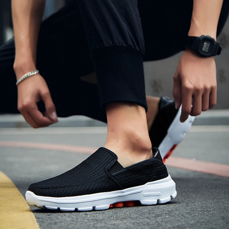Casual Shoes Men Comfortable Men's Casual Shoes Lazy Slip on Loafers Non-slip Walking Flats Large Size 37-45 Zapatos De Hombre
