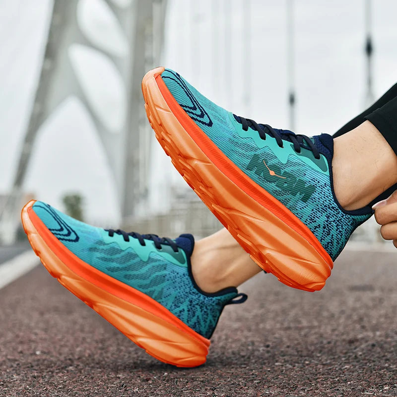 Men Sneakers Marathon Men Sports Running Sports Shoes Breathable Lightweight Women's Comfortable Athletic Shoe Nonskid Sneakers