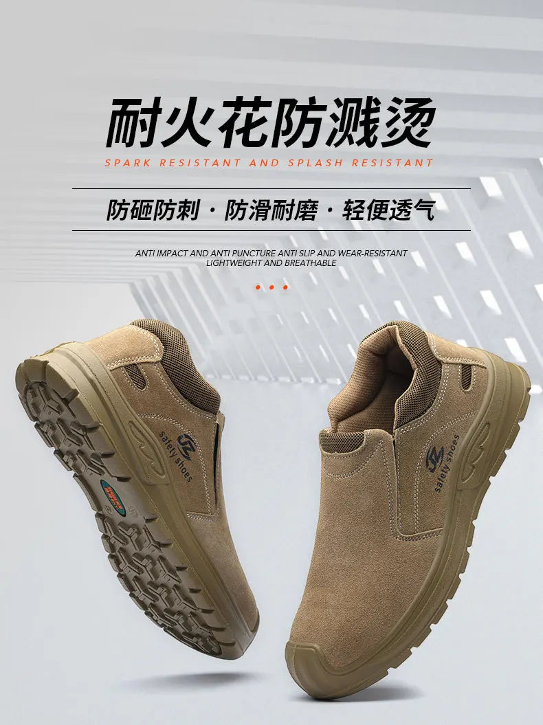 Insulated Safety Boots Men Anti-smash Anti-stab Safety Shoes for Men Construction Welding Work Shoes Safety Protective Men Shoes