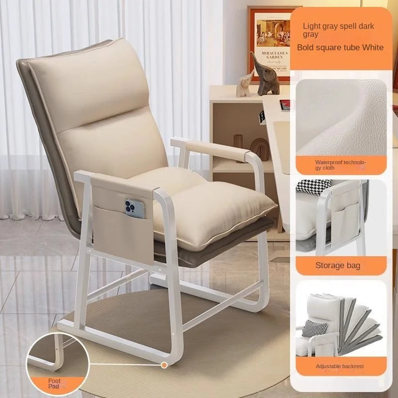 OLEVO Computer Chair For Home Use Comfortable Backrest Lazy Person Sofa Folding Recliner Study Office Chair Desk chair news