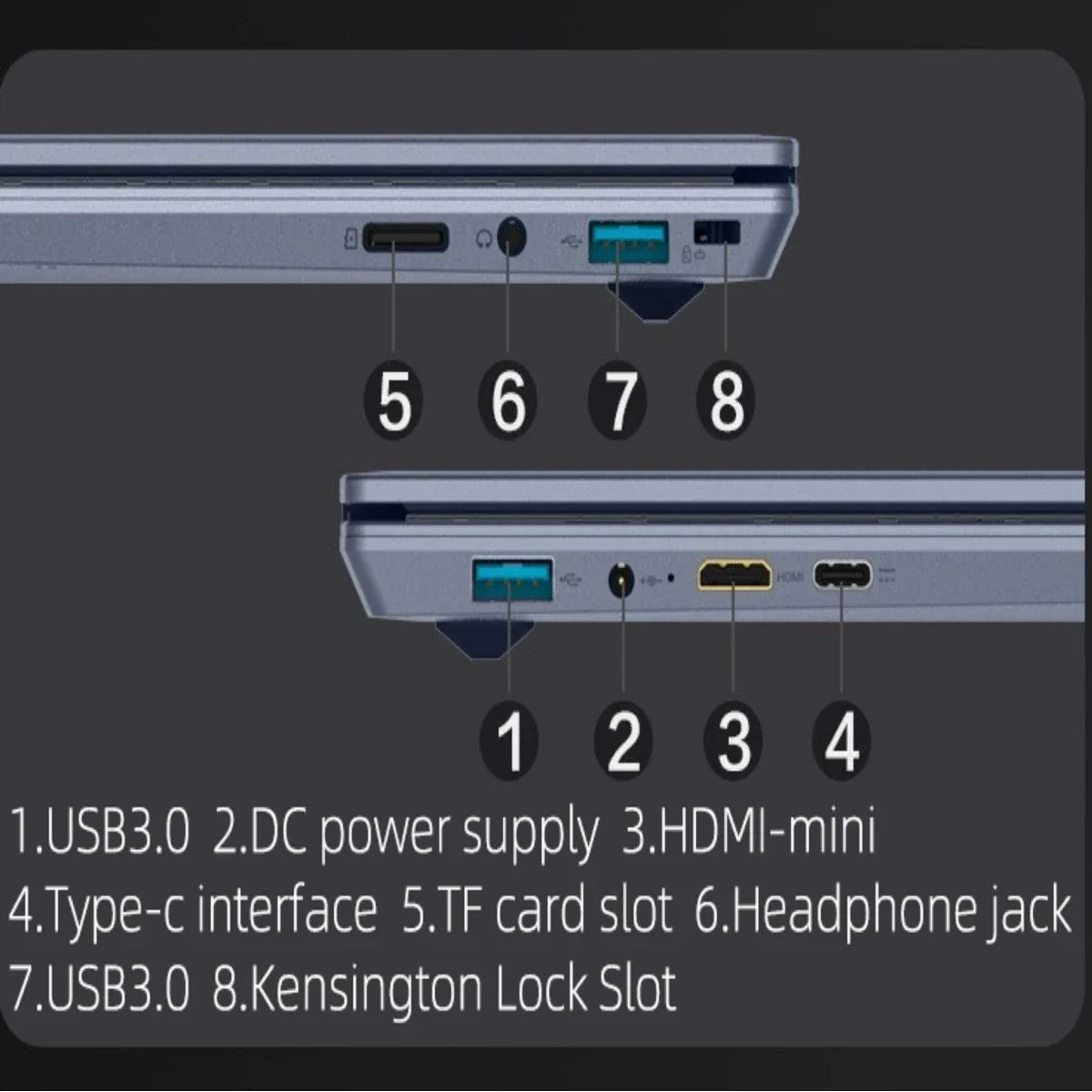 Facial recognition Intel Notebook N5095 Graphics UHD 16" Laptop 16GB 32GB RAM Max 2TB ROM Windows 11 Wifi 5 BT 4.2 RGB Keyboard