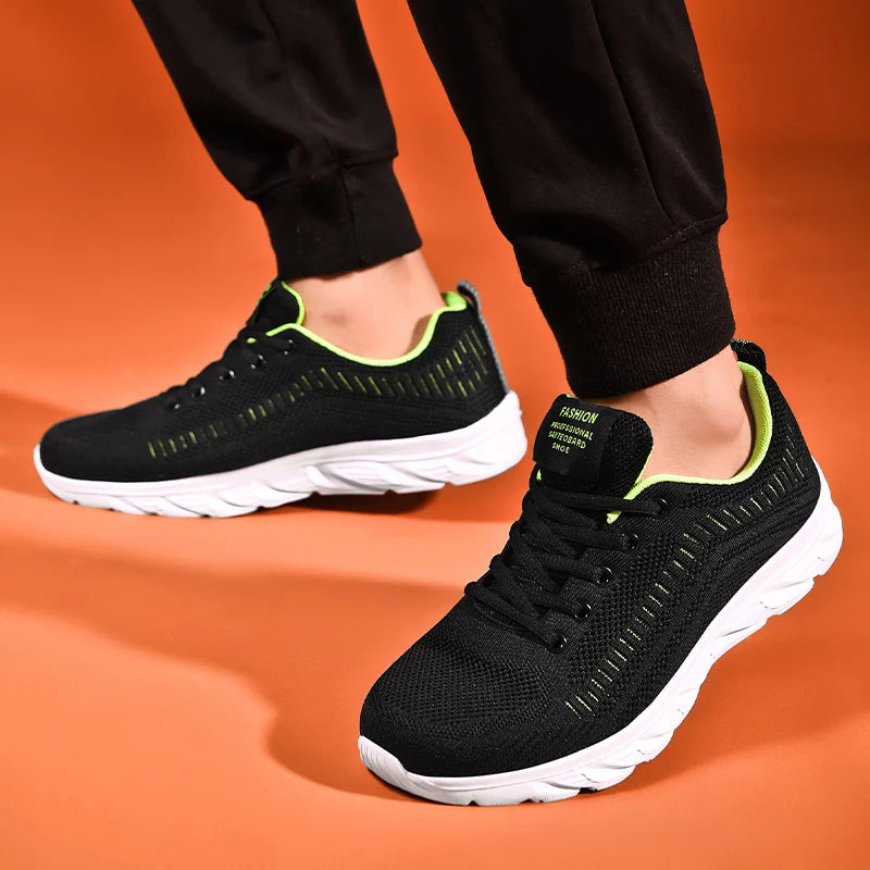 new men's spring and autumn large size breathable casual sports shoes designer flat comfortable lightweight men's shoes