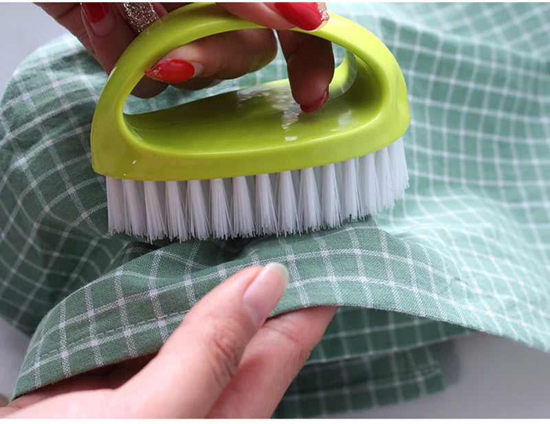 Household Cleaning Brush Candy-colored Laundry Brush Egg-shaped Shoe Brush Universal Cleaning Brush Clothing Brush Cleaning Tool