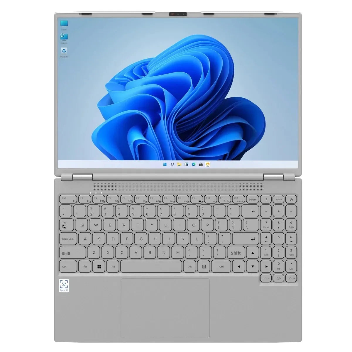 Facial recognition Intel Notebook N5095 Graphics UHD 16" Laptop 16GB 32GB RAM Max 2TB ROM Windows 11 Wifi 5 BT 4.2 RGB Keyboard