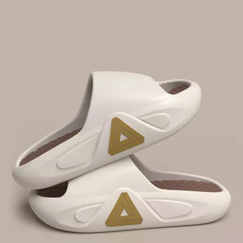 Summer Thick Sole Slippers Men Women EVA Soft Bottom Indoor Home Slides Sandals Light Beach Shoes Male Slippers Flip Flops