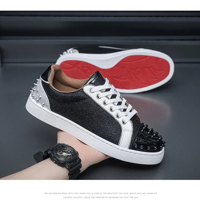Fashion Men's Casual Shoes Leather Board Shoes for Men High Quality Classic Comfortable Breathable Male Leisure Shoes 2024 New