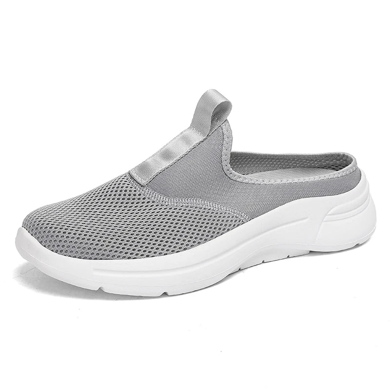 Summer Sport Casual Shoes For Men Breathable Slip On Loafers Men Sneakers Lightweight Barefoot Slippers Plus Size 39-48