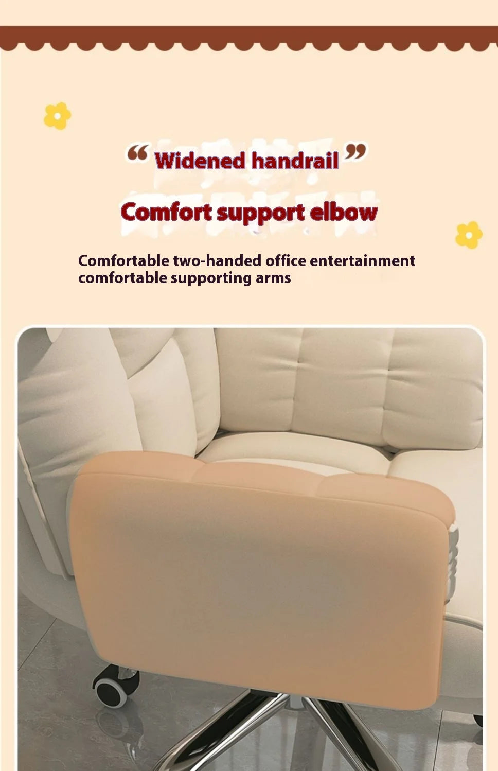 Computer Chair Comfortable Ergonomic Office Chair Lumbar Support Esports Chair 4D Adjustable Armrest Headrest Leisure Recliner