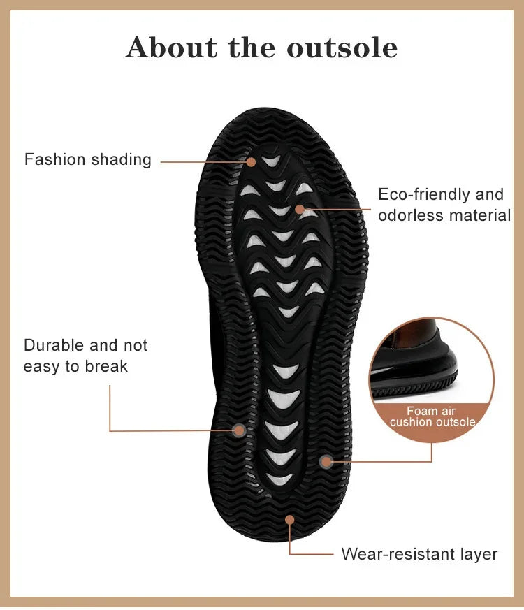 Men's winter thick bottom casual shoes light luxury fashion Air Cushion Cowhide Crocodile Print Sneakers Height Lifting Non-Slip