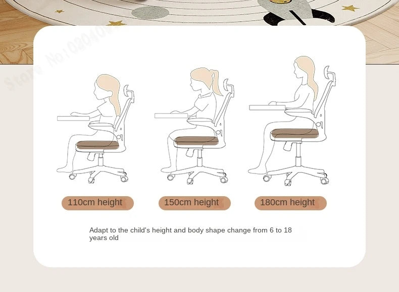 New Pink Breathable Comfortable Mesh Office Chair Latex Cushion Spine Protection Design Student Multifunctional Computer Chair