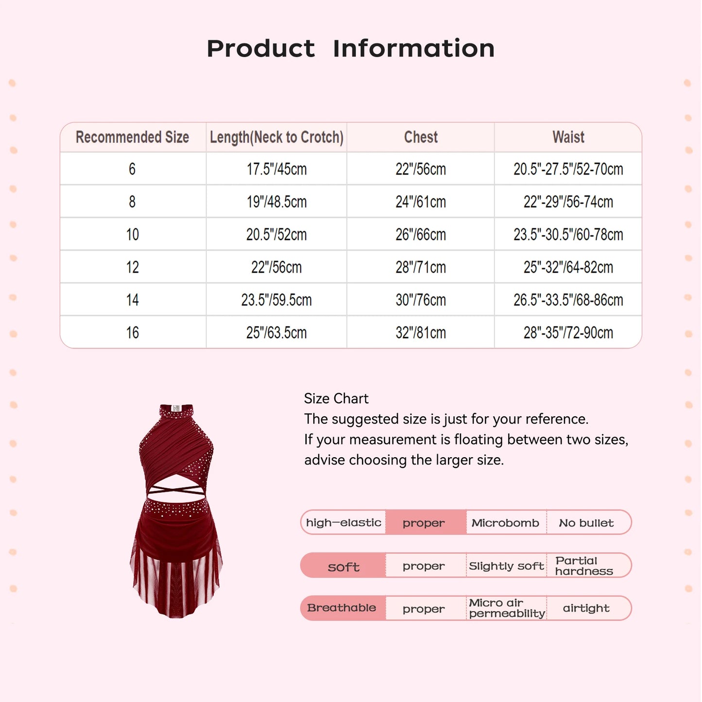 Kids Girls Lyrical Dance Leotard Dress Halter Backless Cutout Back Shiny Rhinestones Ruched Mesh Drape Dresses Modern Dancewear