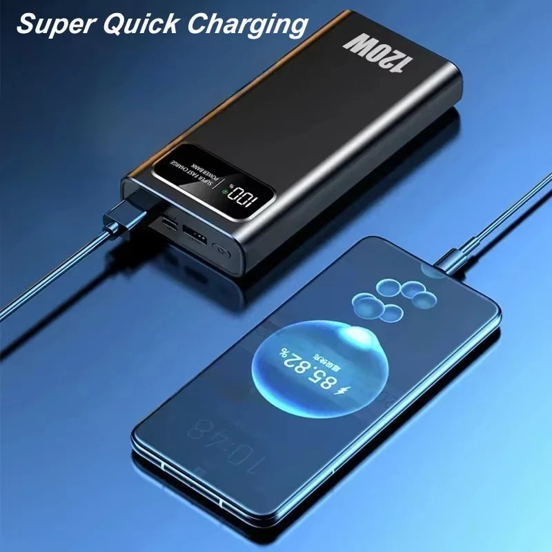 Xiaomi 200000mAh Power Bank 120W Fast Charging Portable Mobile Power Ultralarge Capacity Digital Display External Battery