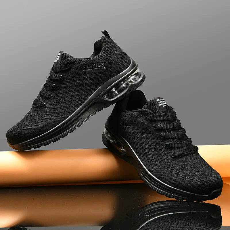 Men Running Shoes Lace Up Sneakers Fashion Lightweight Male Casual Shoes Mesh Walking Tennis Shoe Outdoor Men Shoes Plus Size 47