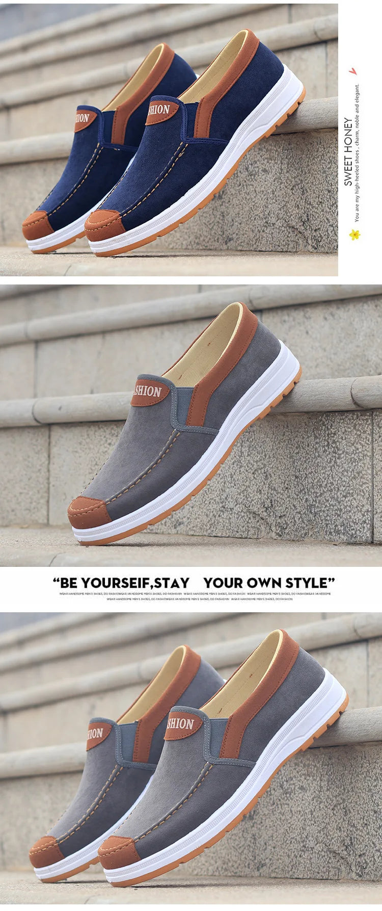 Men's casual board shoes, old Beijing cloth shoes, breathable, comfortable, and non slip canvas shoes, men's work shoes