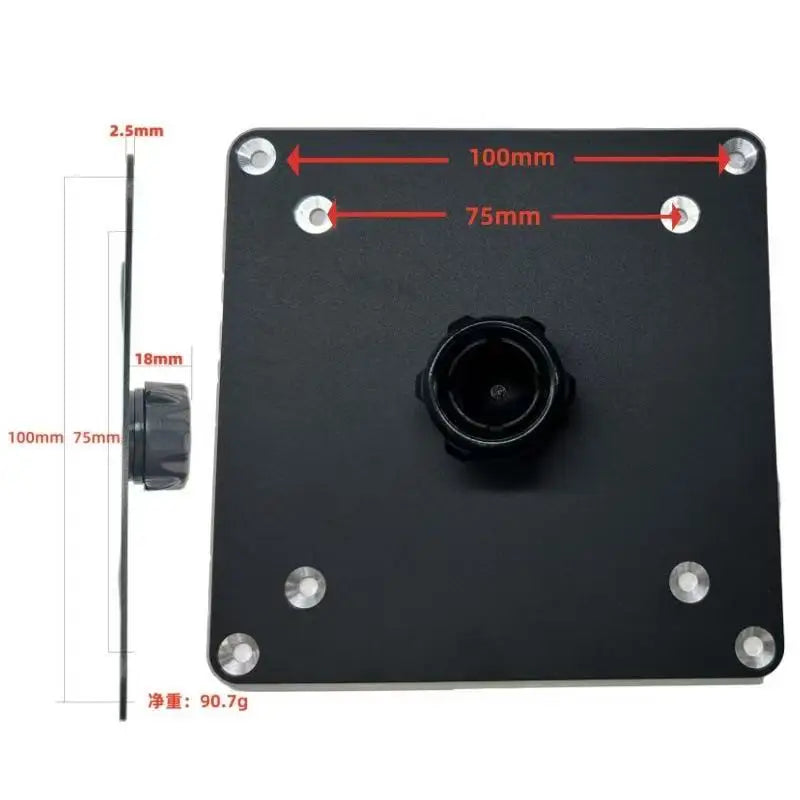 Portable Monitor Tablet Holder 100x100 75x75 VESA Mount Metal Stand Adjustable Desk Bracket for 14 to 24 inch Monitors