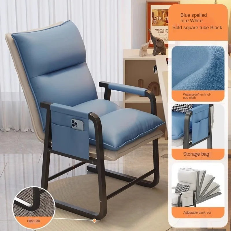 OLEVO Computer Chair For Home Use Comfortable Backrest Lazy Person Sofa Folding Recliner Study Office Chair Desk chair news