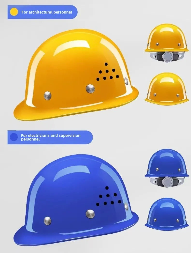 Thickening Breathable Impact Resistant ABS Safety Helmet for Construction Site Helmet for Construction Protection
