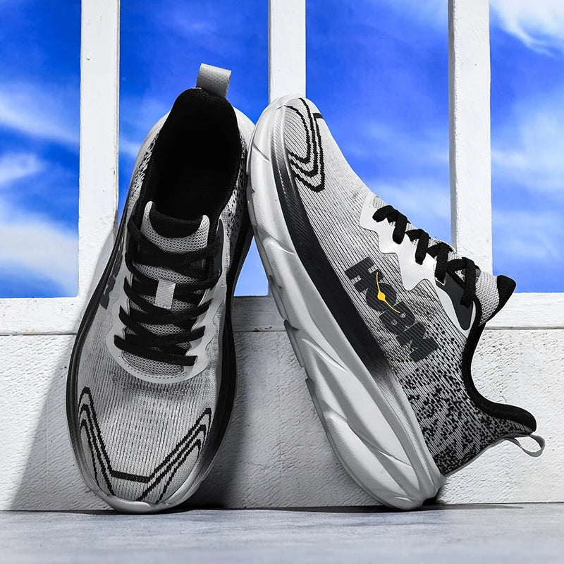Men Sneakers Marathon Men Sports Running Sports Shoes Breathable Lightweight Women's Comfortable Athletic Shoe Nonskid Sneakers