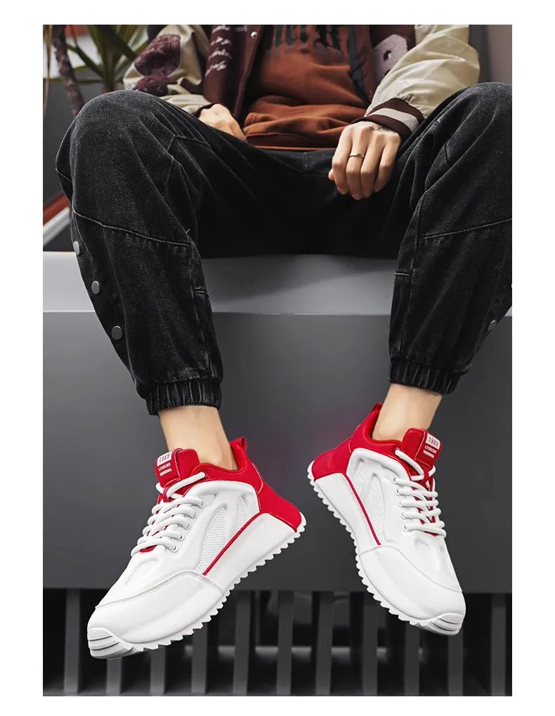 Mens Casual Fashion Sneakers Sport Shoes Men Comfortable Trainers Designer Athletic Sneakers Male Outdoor Anti Slip Running Shoe