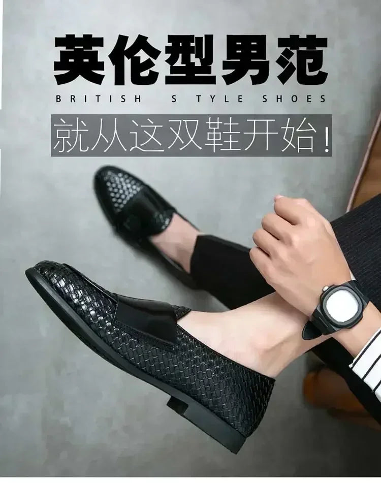 Men Loafers Shoes Brown Black Pu Breathable Double Buckle Monk Shoes Mocassins Cuir Pour Hommes  Men Shoes